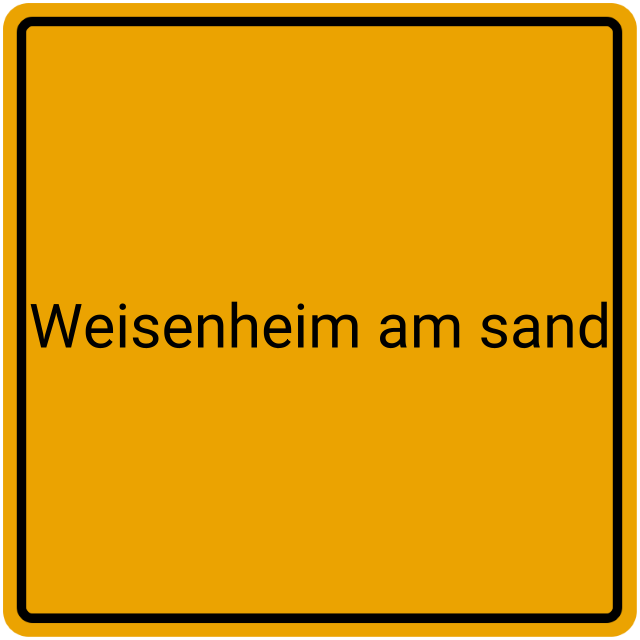 Meldebestätigung Weisenheim am Sand